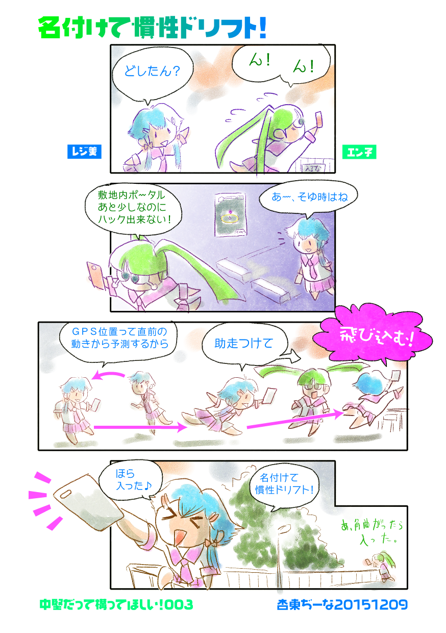名付けて慣性ドリフト！