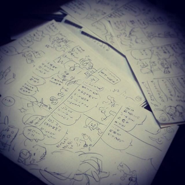 #冬コミ 本 #絵コンテ 完了。一晩ちょいおいてから作画予定。商業誌仕事あるし。 #同人誌 #コミケ #c93