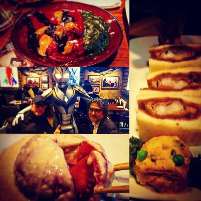 #オタクバー 常連さんと #新橋 の#怪獣酒場新橋蒸留所 に凸！ #ウルトラマン