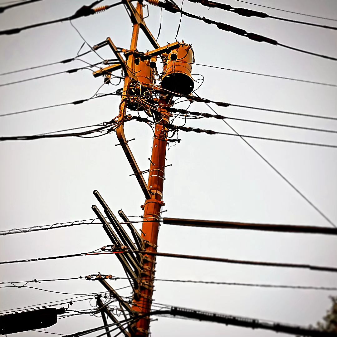 最近の電柱写真。