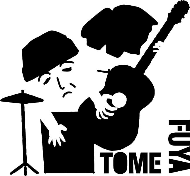 TOME FUYA 似顔絵付ロゴマーク